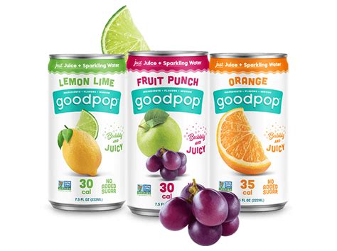 Goodpop mini cans - Appreciation post for our new bubbly addiction. 朗 Find our Just Juice + Sparkling Water Mini Cans at Costco Warehouses in Connecticut, Delaware, DC,... | New Jersey, Vermont, New Hampshire